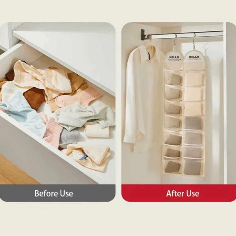 Home Organizer Behind Door Han - Sock Organizer Tray recension och pris
