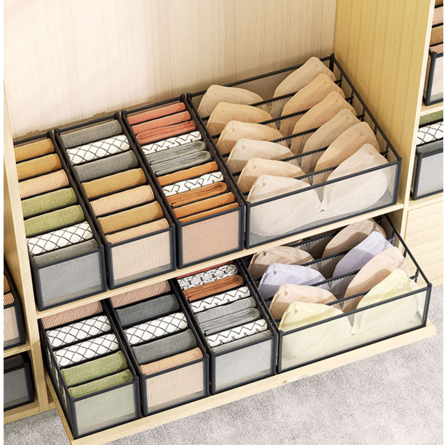 Underwear Storage Box Home War - Sock Organizer Tray recension och pris