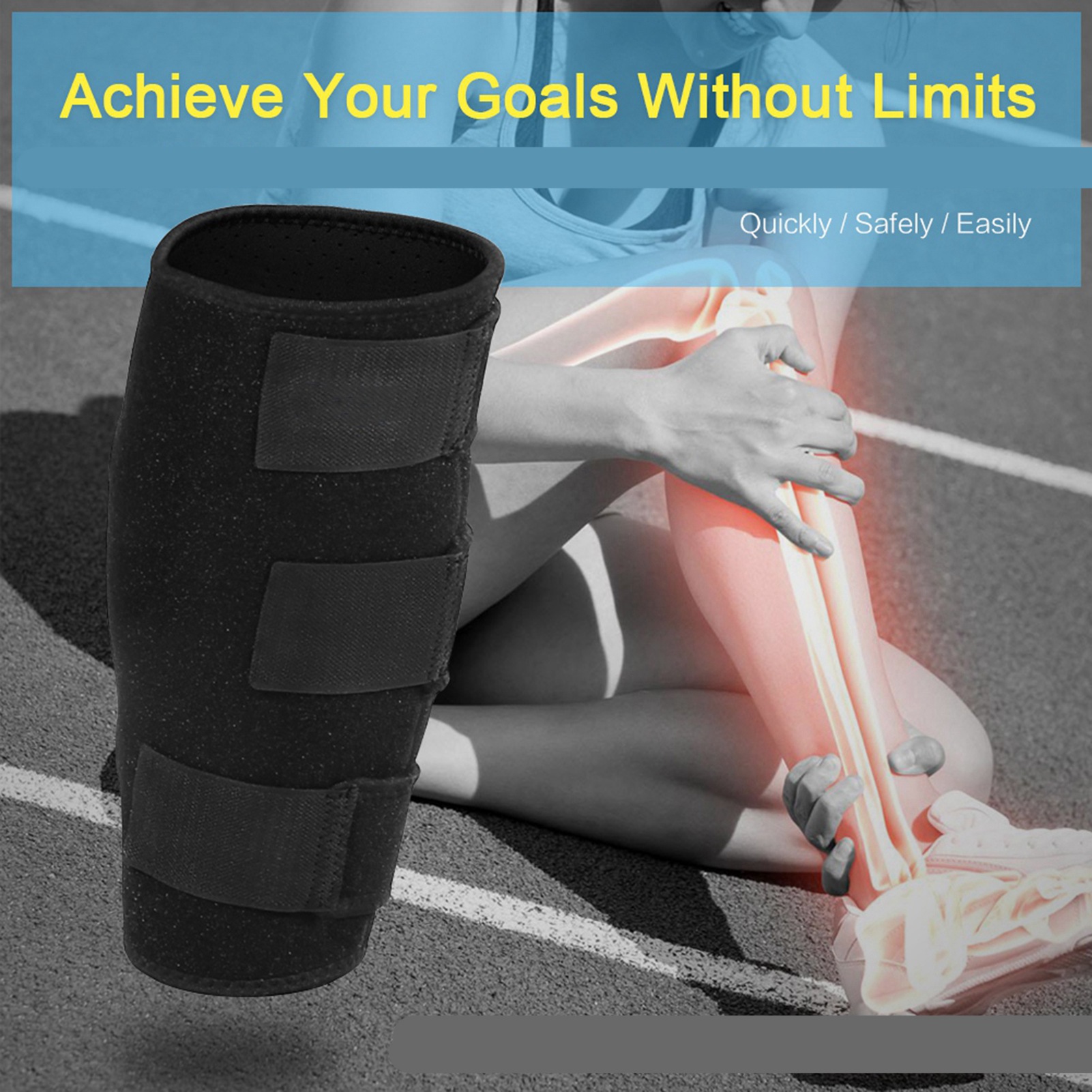 Adjustable Calf Support Calf C - Compression Sleeve Calf recension och pris