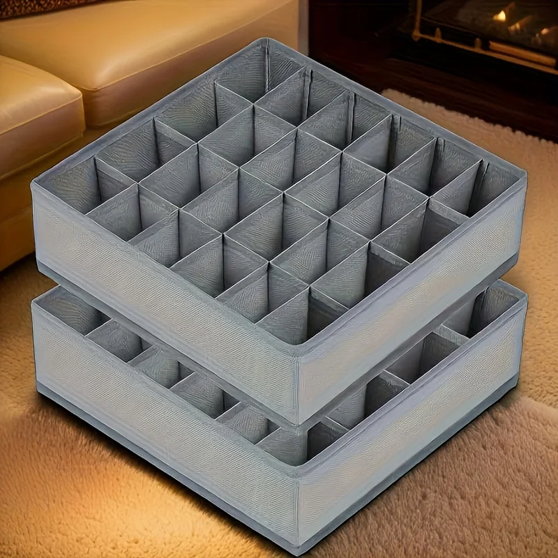 24-Compartment Fabric Drawer O - Sock Organizer Tray recension och pris