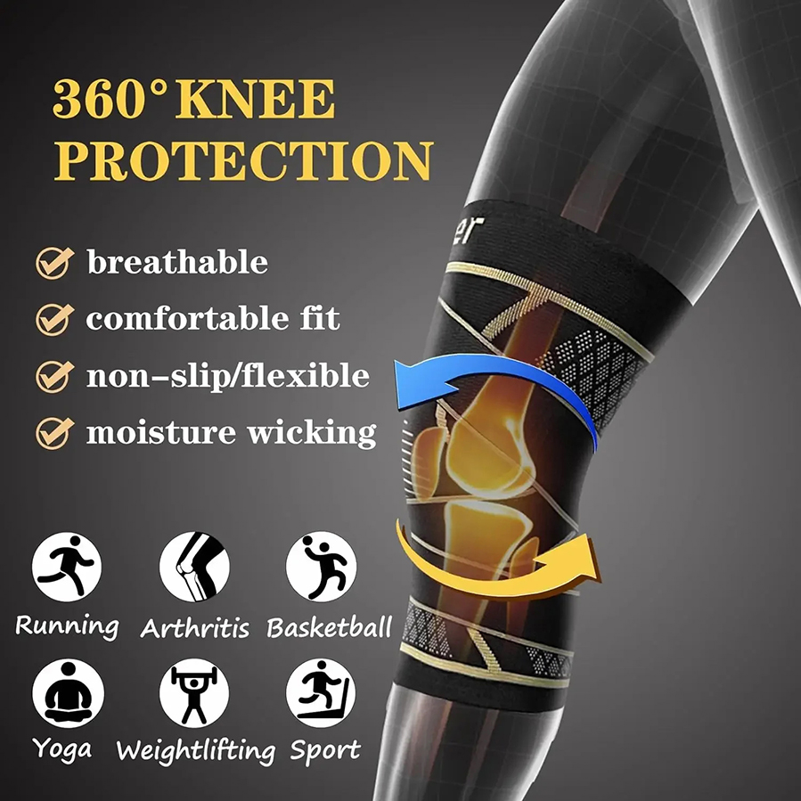Copper Fiber Compression Knee  - Compression Sleeve Calf recension och pris